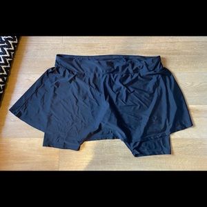 ModLi 5x Swim Skirt with Shorts Attached Black